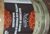 Saucisses de canaard confites aux pommes de terre sarladaises