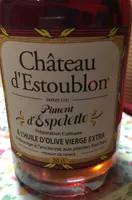 huile d'olive au piment d'espelette