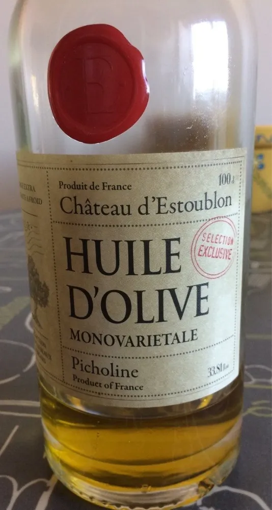 Huile d'olive monovarietale