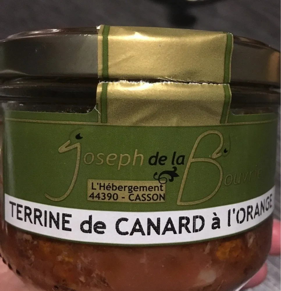 Terrine de canard a l'orange