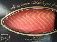 Coeur de filet de saumon atlantique fumé