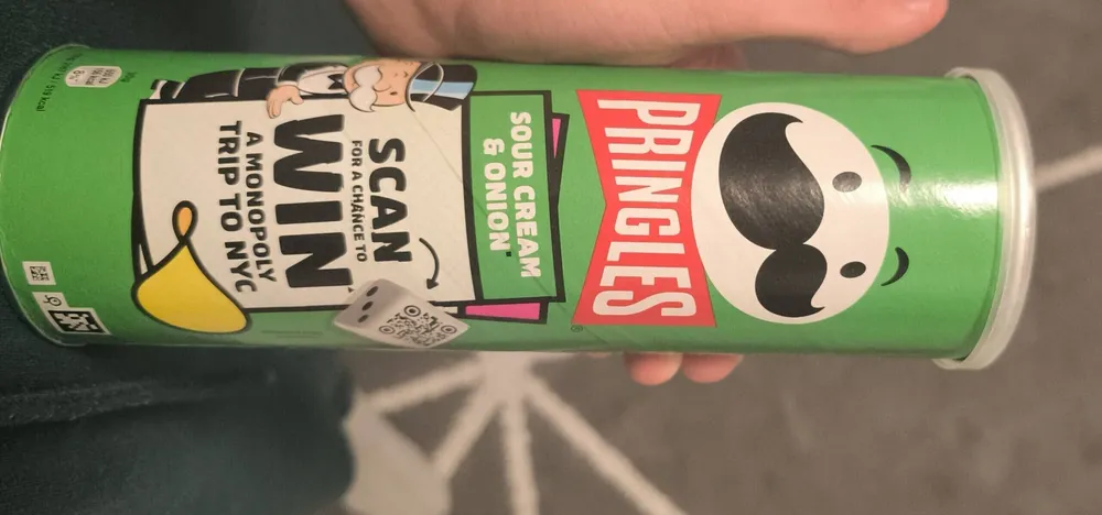 Pringles goût onion