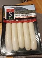 Saucisse blanche blanchie