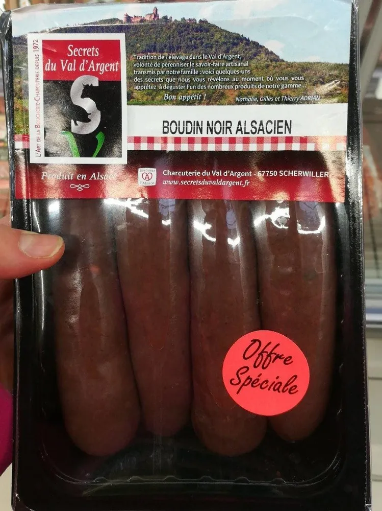 Boudin noir alsacien