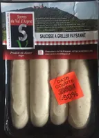 Saucisse a griller paysanne