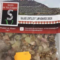 Salade lentilles campagnarde