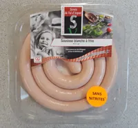 Saucisse blanche a  frire