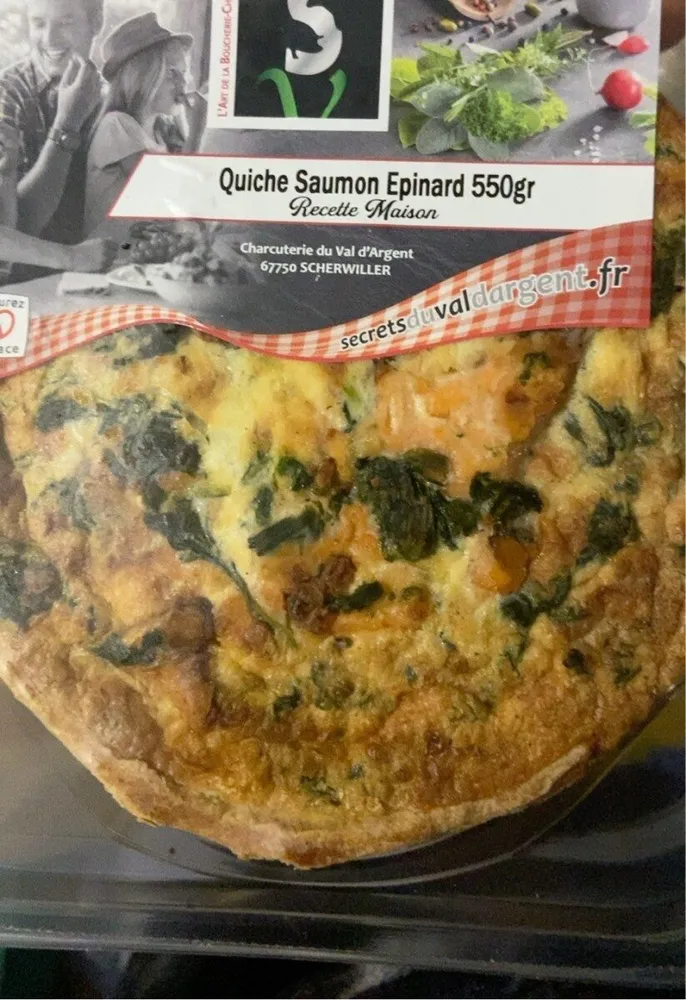 Quiche saumon épinards