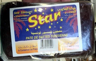 Pate de dattes tunisienne
