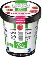 Sorbet plein fruit à la framboise Bio