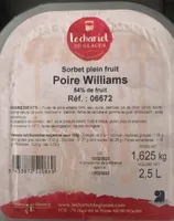 Sorbet plein fruit Poire Williams