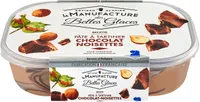 Crème glacée façon pâte à tartiner au chocolat et aux noisettes