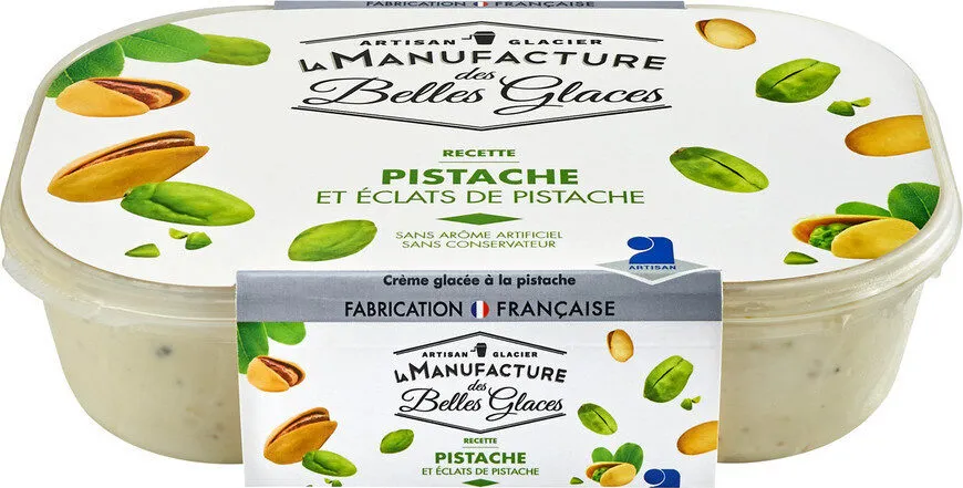 Crème glacée Pistache 750 mL / 487,5g