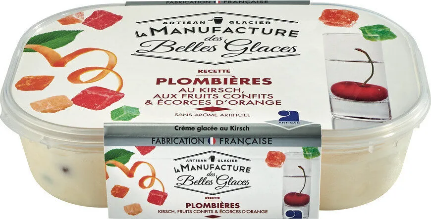 Crème glacée Plombières