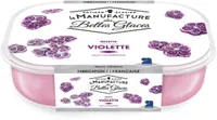 Glace parfum violette