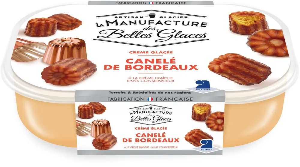 Crème glacée canelé de Bordeaux