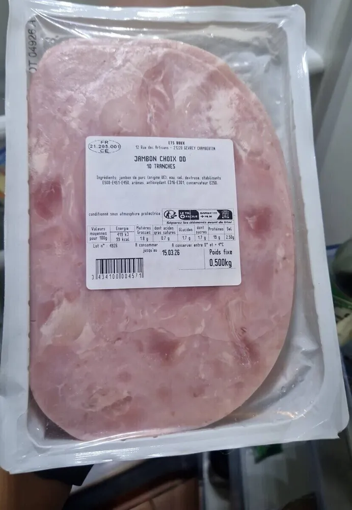 Jambon choix DD