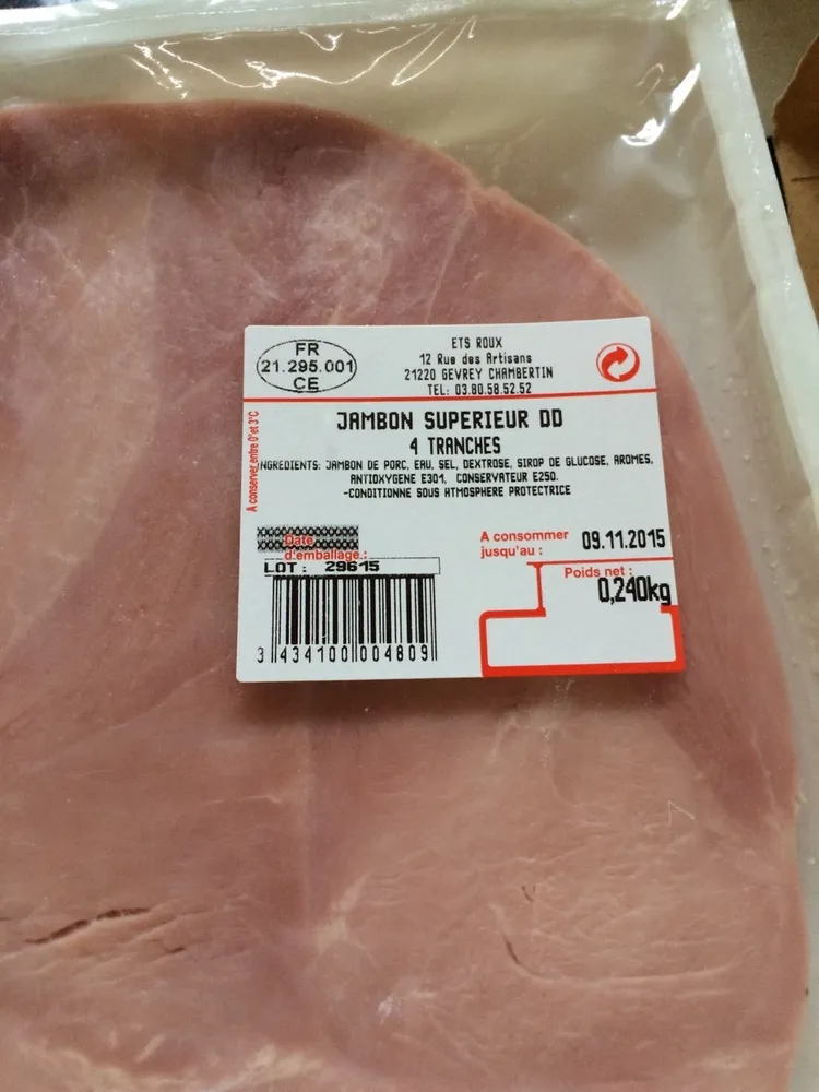 Jambon supérieur