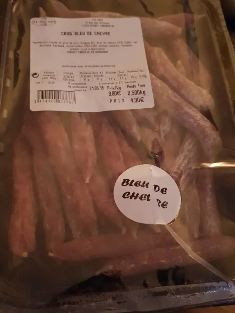 Saucisson bleu de chevre