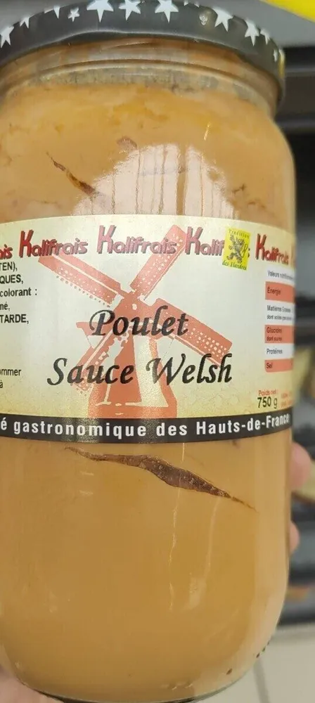 Poulet sauce welsh