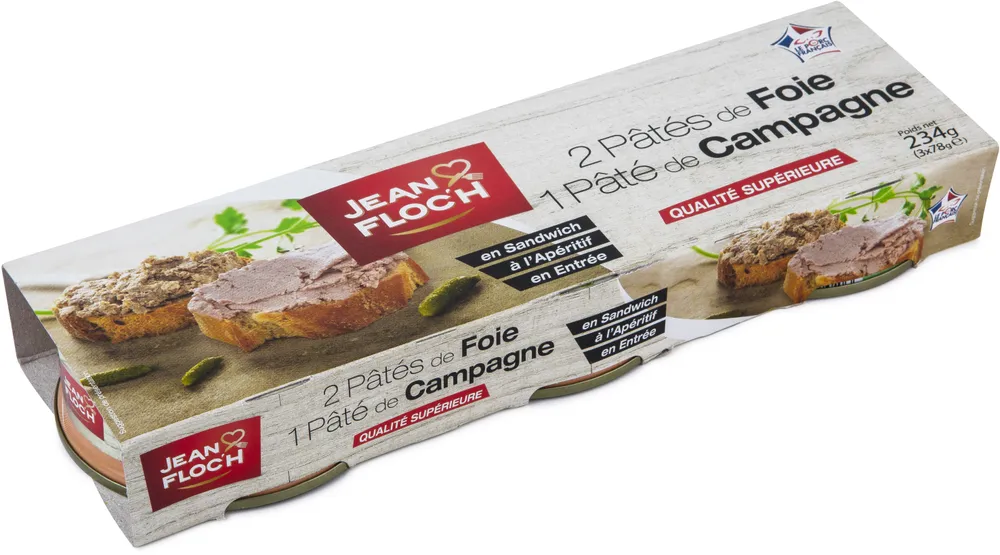 3X1 / 10 Pate 2 Foie+1 Campagne