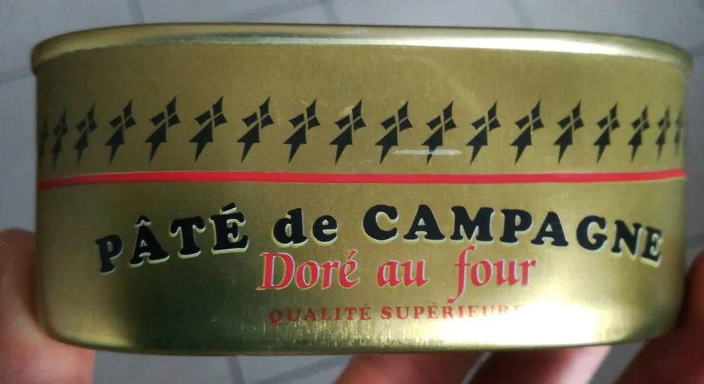 200G Terrine Campagne Doree Au Four
