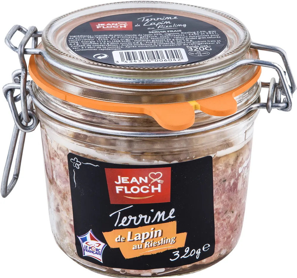 TERRINE DE LAPIN AU RIESLING