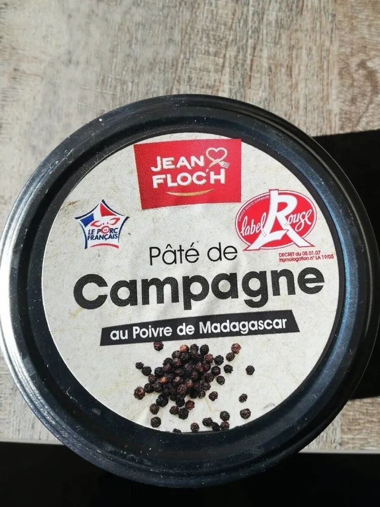 Pâté de campagne au poivre de Madagascar