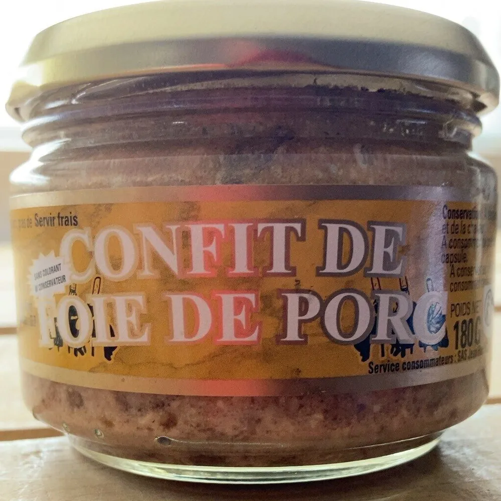 Confit de foie de porc