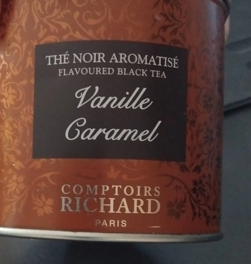 The noir aromatise vanille caramel