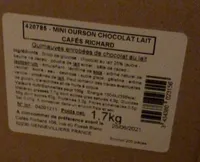 Mini ourson chocolat