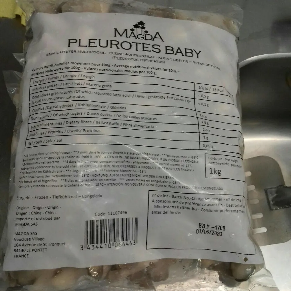 Pleurotes baby