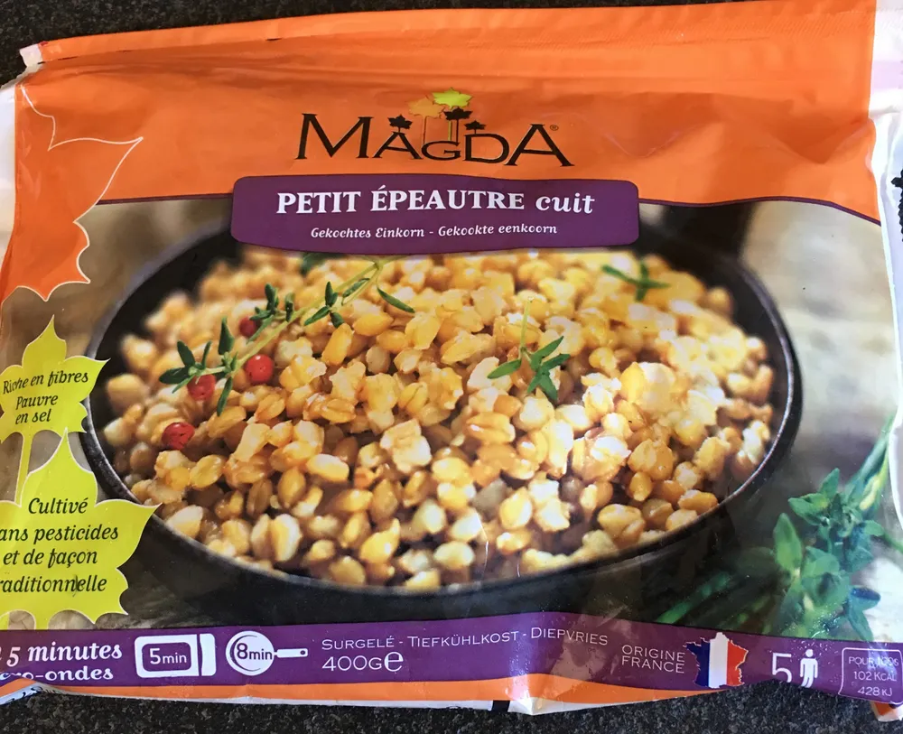 Petit épeautre cuit