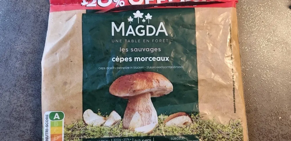 Cepes en morceaux