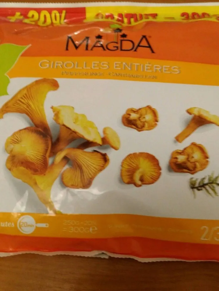 Girolles entieres