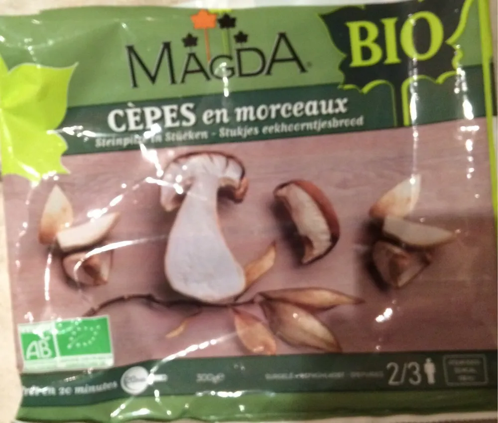 Cèpes en morceau (champignons)