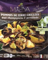 Pommes de terre grillees aux champignons et persillade