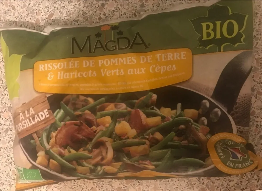 Rissolée de Pommes de terre & haricots verts aux cèpes