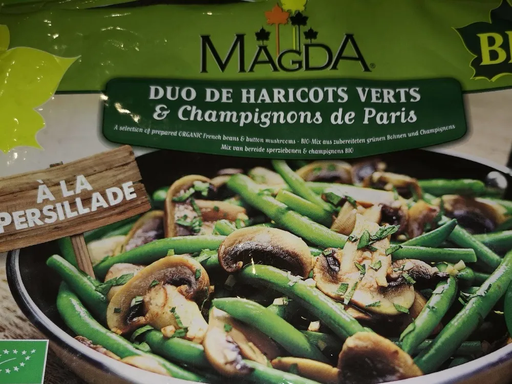 Duo de haricots verts et champignons