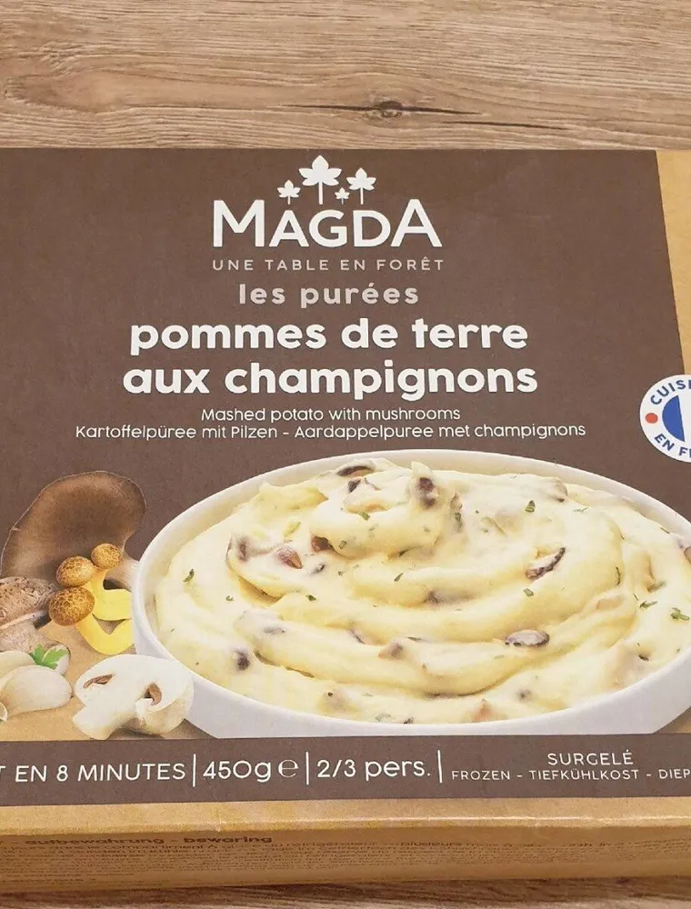 Purée de pommes de terre aux champignons
