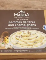 Purée de pommes de terre aux champignons