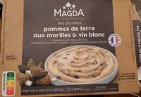 Purée pommes de terre aux morilles et vin blanc