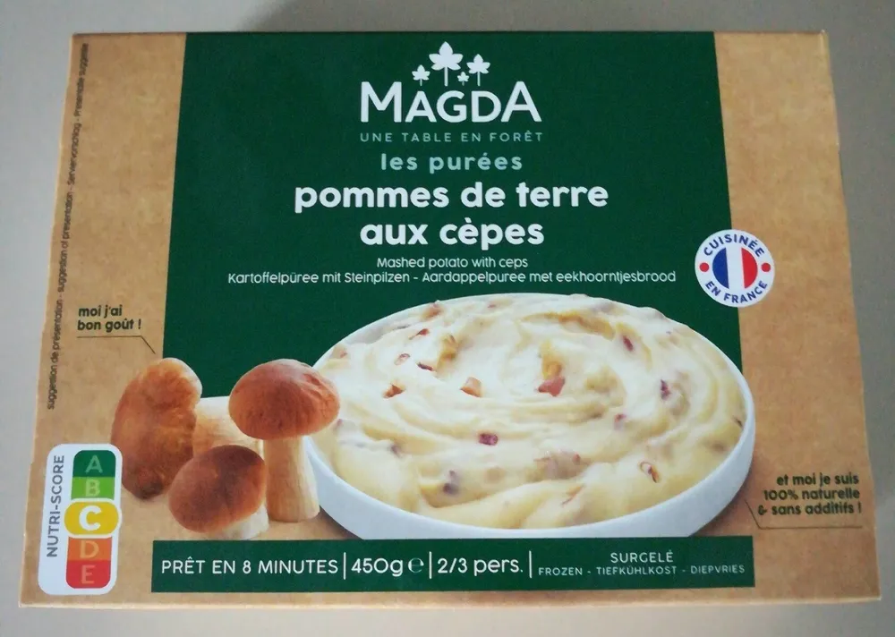 Purée pommes de terre aux cèpes