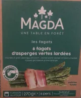 Les fagots d’asperges vertes lardées