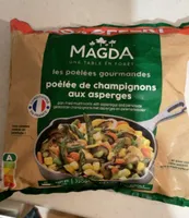 Poelee de champignons aux asperges