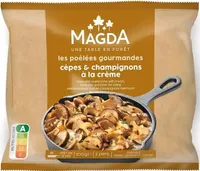 Cèpes et champignons à la crème