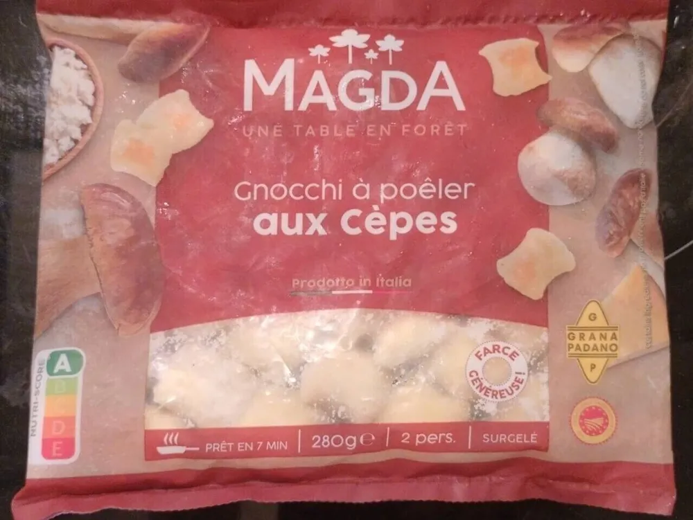 Gnocchi a poêler aux cepes