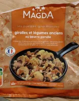 Poêlée girolles et légumes anciens au beurre persiillé