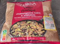 Poêlée asiatique champignons noirs et shiitakés