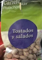Pistachos tostados y salados